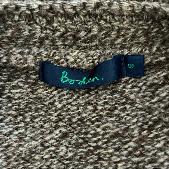 Boden Open Front Cardigan Marled Wool - Picture 8 of 10